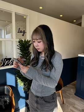 ラグ バイ シゲルカットクラブ 神田久志本店(lag) フェイスフレーミング ミルクティーベージュ