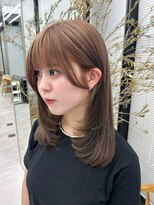 ビューナゴヤ 名駅(VIEW NAGOYA)&nbsp;前髪/おくれ毛/顔まわりカット/レイヤーカット/こなれミディ