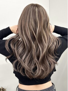 リリット(ReLit) くすみベージュマロンベージュホワイトブロンド細めハイライト