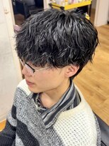 デプト(DEPT.) ツイストスパイラルパーマメンズカットメンズサロンフェード眉毛