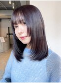 ミディアムロングくびれミディ顔周りレイヤー_ba504931