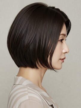 ハピネス 西大寺店(Happiness) 【50代・60代奈良】まとまり艶ショートボブ/髪質改善／うるは