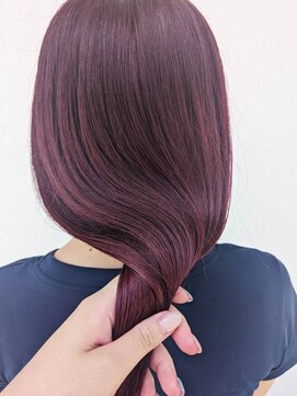 アイム(aim) 【美髪カラー】暖色ワインレッドカラー