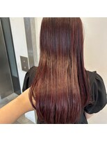 シエルバイアフロート(ciel by afloat)&nbsp;〈藤間〉チェリーピンク/ブリーチなしダブルカラー/韓国ヘア