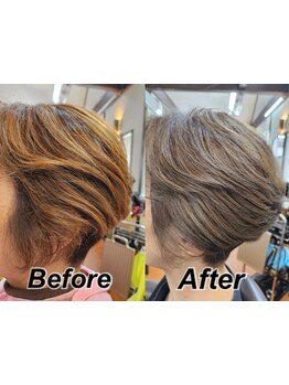 【津志田/駐車場完備】カラー原因の頭皮のかゆみ/トラブル/敏感肌でも楽しめるノンジアミンカラーが人気◎