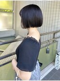 20代30代40代 ダークパープル/暗めカラー/タッセルボブ
