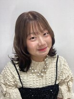 グラスヘア 石垣店(Grass Hair)&nbsp;ベージュ×黒 裾カラー