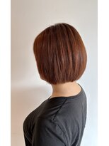 ペスカケイクリエイティブ(PESCA K-CREATIVE)&nbsp;ピンクベージュのツヤボブ