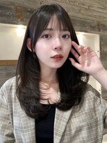 エヌアイ オモテサンドウ(ni omotesando) ワンカール レイヤーカット 顔まわりカット【肥田亜沙美】