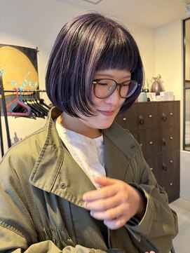 カグヤヒメ ドゥイ(kaguyahime doui) 10代20代30代 ラベンダーカラー アンブレラカラー 京都四条