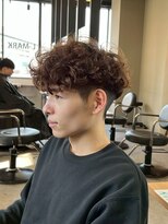 リッチブランドアンドコー(Rich Brand&Co)&nbsp;スペインカール ハイライトカラー　メンズカット　メンズパーマ