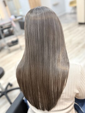 ソヨン 平塚店(SOYON) ハイライト×ラベンダーグレージュ 髪質改善〇平塚