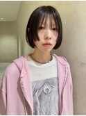 切りっぱなしショート・ボブ/ミニボブ/レイヤーボブ