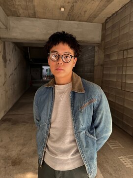 ニトバイアンキシム メンズ(nit by AHNKISM) spiky short perm