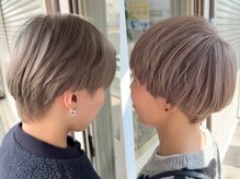 ダブルカラーでで印象チェンジ◎ファーストブリーチは服装を選ばないベージュ系カラーがオススメ♪