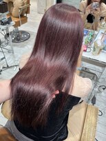 マリアバイアフロート(Maria by AFLOAT)&nbsp;〈藤間〉ブリーチなしボルドーカラー/暖色カラー/大人かわいい