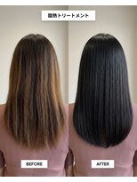 SENJYU 名古屋 名駅【髪質改善 縮毛矯正 白髪ぼかし特化サロン】【4/1OPEN（予定）】&nbsp;酸熱トリートメント/髪質改善ミディアムヘア