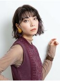 レイヤーカット韓国風ダブルカラー顔周り前髪カット