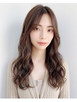 ブロッサム 東武練馬店(Blossom)&nbsp;透明感ダブルカラーショコラブラウンロングパーマ秋カラー
