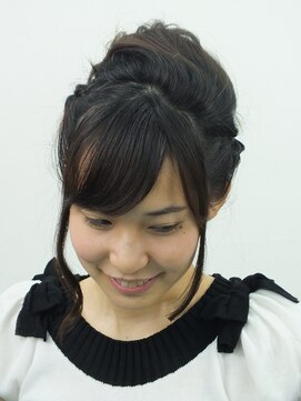 ビューティサロンドリーム 姫路店 愛され系、およばれアップスタイル