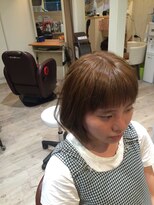 ヒロミライフ 昭和町店(Hiromi Life)&nbsp;プラチナアッシュ×重かるボブ