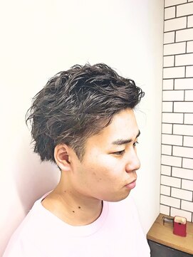バーバーショップ テト キタヤマ(barber shop tete kitayama) ツーブロック★ピンパーマ