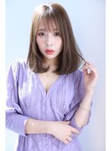 【ノンダメージサロンStella】シースルーバングのフェミディ