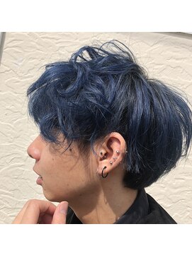 カラリア(COLORIA) 【ブリーチオンカラー☆】ディープクールブルー♪