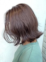 アイティー バイ アルバム 中野店(IT by ALBUM) アッシュボブ_オリーブカラーハイライトカラー_ba307611