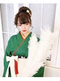 袴スタイル★和風に