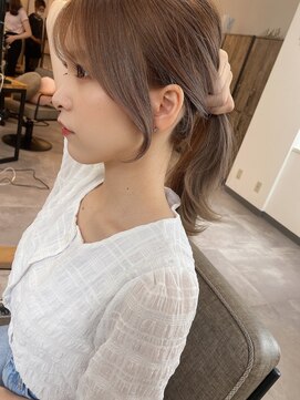 ミョンシル 【myonsil】顔まわりのレイヤー韓国ヘア