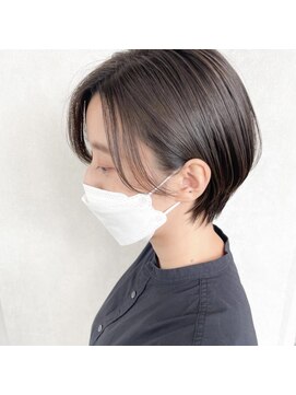 エストアール フクオカ 福岡博多店(est-r. Fukuoka) くびれショート/ショートヘア/透明感カラー