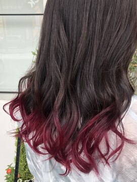 ルトワプラス(Lutowa plus) ボルドーピンク裾カラー【東広島/西条】