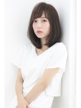 ルー(Luu) ナチュラルワンカールボブシースルーバング神戸/東灘/住吉/御影/