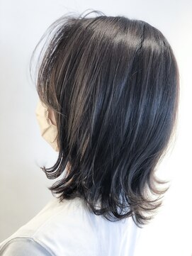 ホワイトプラス(white+) ナチュラル×切りっぱなしボブstyle☆