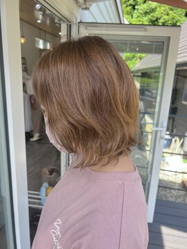 レポ(LEPO) ブリーチなし脱白髪染め~ミルクティーベージュ