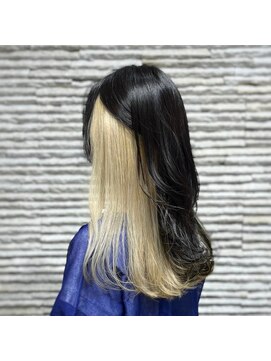 ビス ヘア アンド ビューティー 西新井店(Vis Hair＆Beauty) 20代30代大人かわいいブロンドインナーカラー