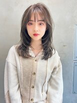 【ARTE表参道/青山】モテ髪ミディアム×ブリーチなし透明感