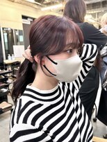 アリュウル 表参道 青山(Allure)&nbsp;小顔に見えるお顔まわりカット　後毛カット　くびれヘア　KAKO