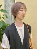 ダブルカラーケアカラーブリーチカラーミルクティカラー