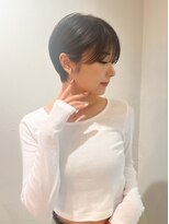 ロンドエニカ 大宮(Lond enika)&nbsp;lond惇平　大人ガーリーショートグレージュカラープリカール