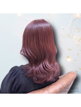 アルドーレ(Ardore) ブリーチなしWカラーで可愛いピンクカラーに！