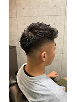 グロウヘアワークス(grow hair works)&nbsp;ジェット風モヒカン×スキンフェード