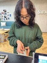 スワッグ(Swag)&nbsp;ウルフ　パーマ　ブリーチ