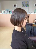 ぱつっとショートボブ　シャンプーボーイ佐世保駅前店