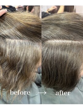 ハーツ(Heart's) メンズ白髪ぼかし×グレージュカラー