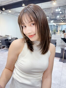 ファンナギンザ(FaNNa ginza) 韓国風フェイスラインレイヤー×くびレイヤー［髪質改善］