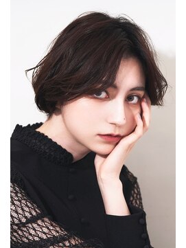 ボヌール 銀座並木通り店(Bonheur) 【Stylist 田中】ハンサムショートボブ×ダークブラウン/銀座