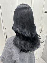 アオ(ao.)&nbsp;エアリーロング/美髪/ブルーブラック