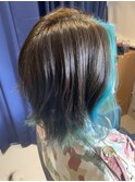 フェイスフレーミング/アクアブルー